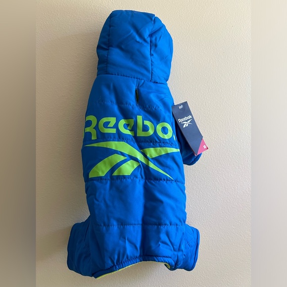 REEBOK Dog Snow Suit. Fleece Lining for Warmth. Snap Closure. Slash for Lease. - Picture 2 of 6